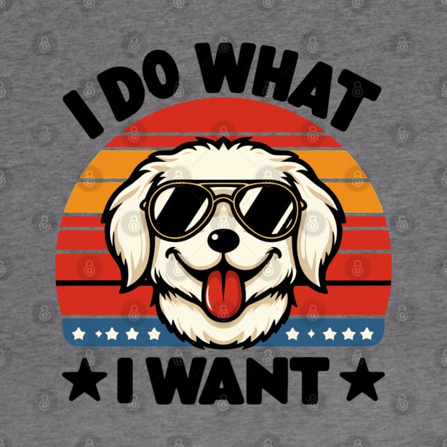 i do what i want funny Dog by AlephArt